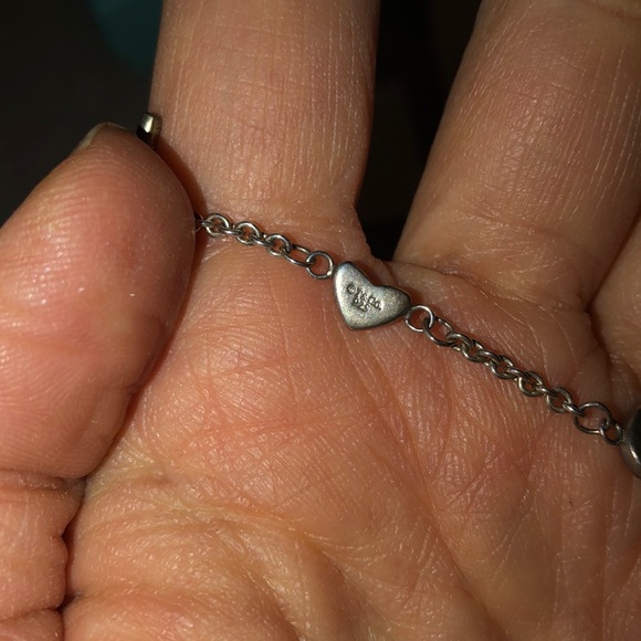 Tiffany & Co. multi heart toggle silver bracelet - Picture 3 of 8